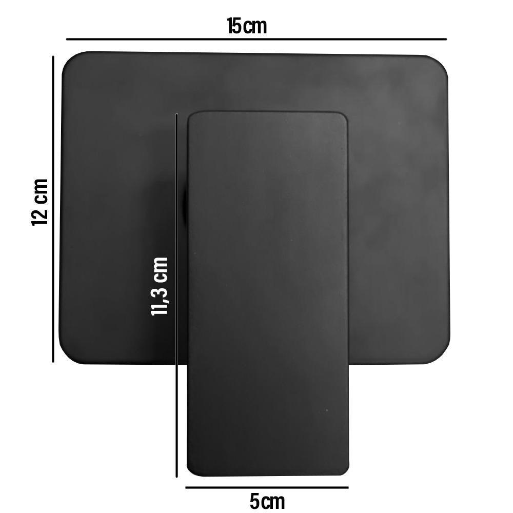 Acabamento P/registro Monocomando Quadrado Base Deca Black