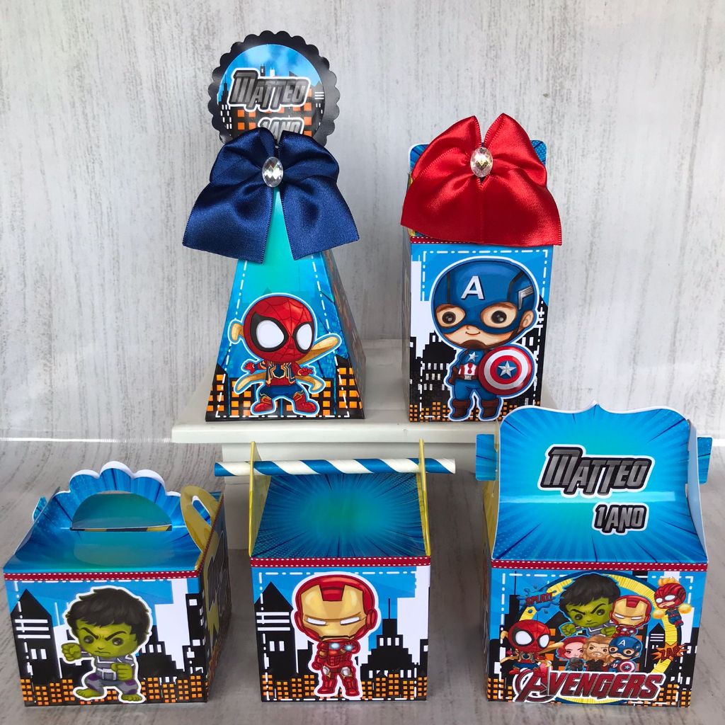 Kit Festa Personalizados Vingadores Baby Avengers Lembrancinhas ...