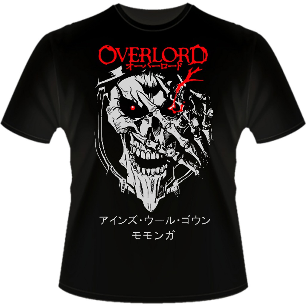 Camiseta Overlord Camisa Anime Momonga | Shopee Brasil