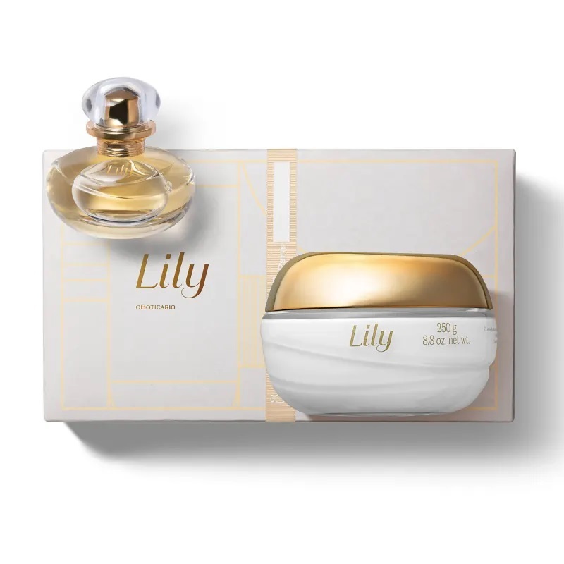 Combo Lily Absolu: Eau de Parfum 75ml + Creme Acetinado 250g