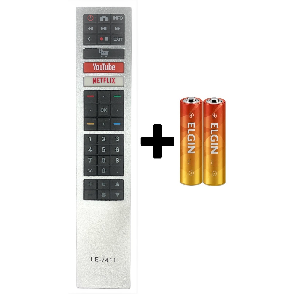 CONTROLE AOC LED SMART LE - 7411 | Shopee Brasil