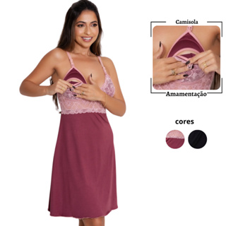 Camisola Amamentação em Renda Conforto e Estilo para Mamães, com Fecho Prático e Tecido Delicado, Ideal para a Maternidade Moderna - Descubra a Beleza da Funcionalidade