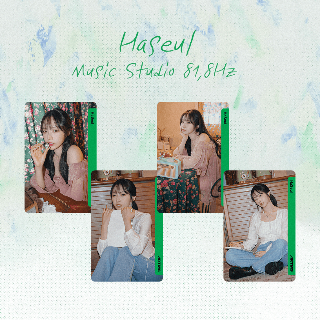 ARTMS Haseul "Music Studio 81.8Hz" Photocard Fanmade | Shopee Brasil