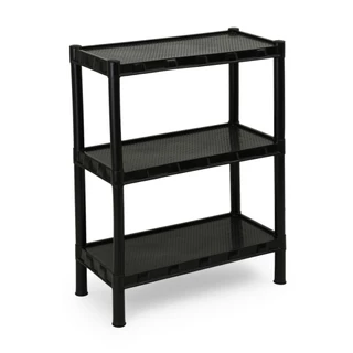 Estante Prateleira Modular Multiuso Organizadora Plástico com 3 Prateleiras - COM PEZINHOS - Agraplast