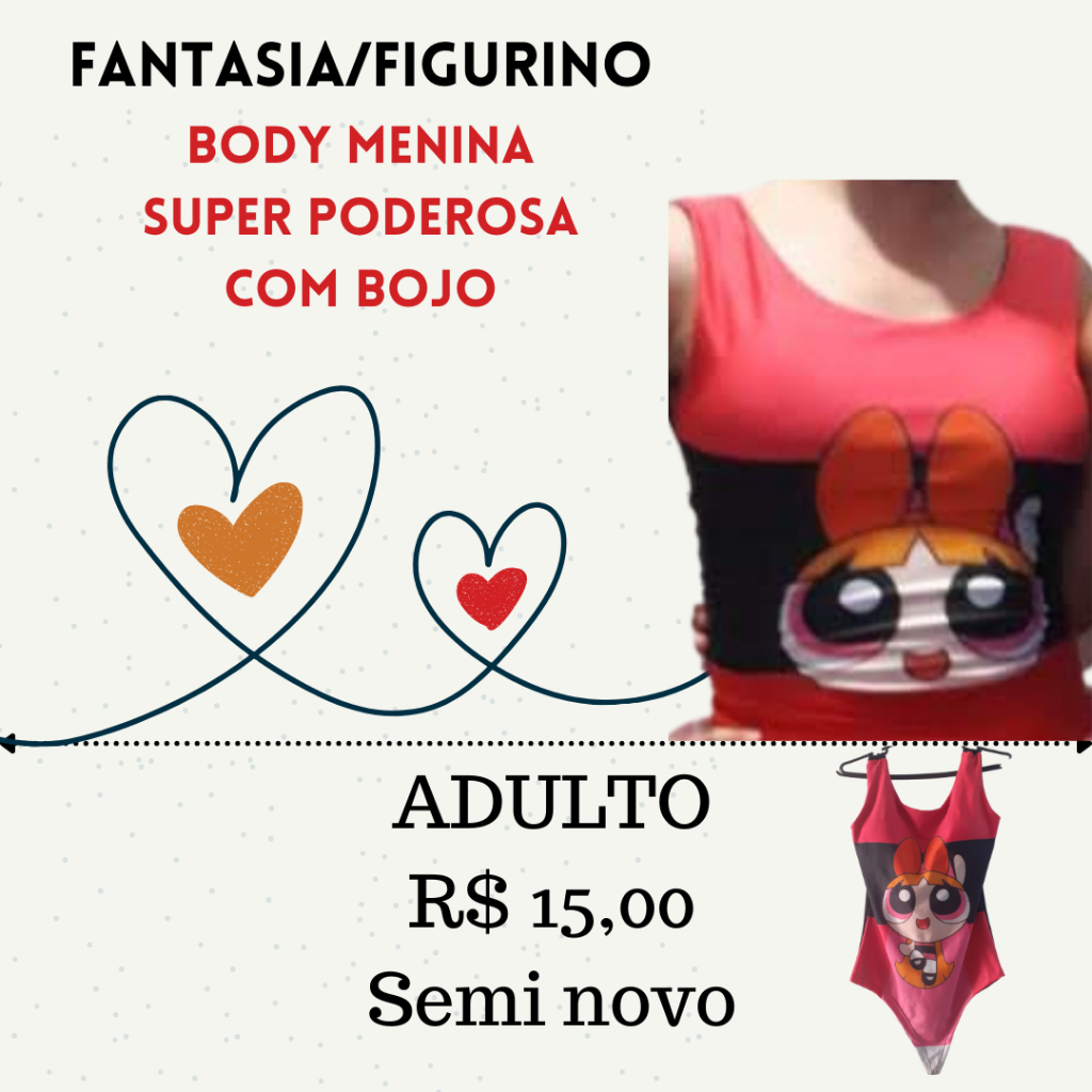 Fantasia/figurino Body das meninas super poderosas | Shopee Brasil