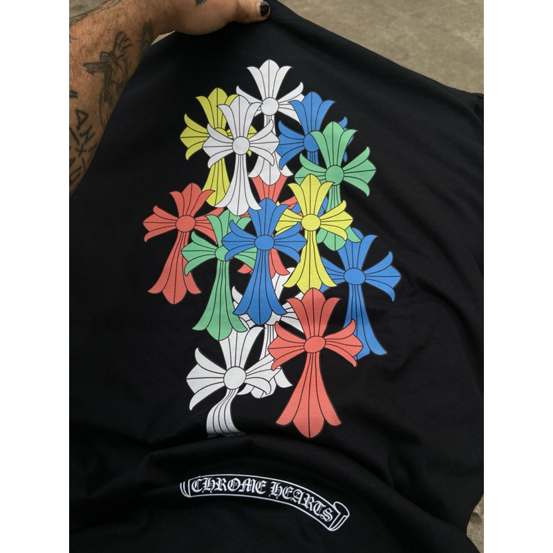 Camiseta 100% Algodão Chrome Hearts Cemetery