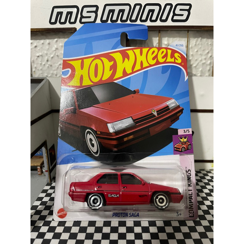 Hot Wheels Compact Kings 2024 - Proton Saga | Shopee Brasil