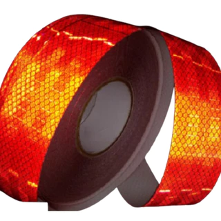Fita Refletiva VERMELHA Adesiva Carro Moto Luminosa Decorativa Superview