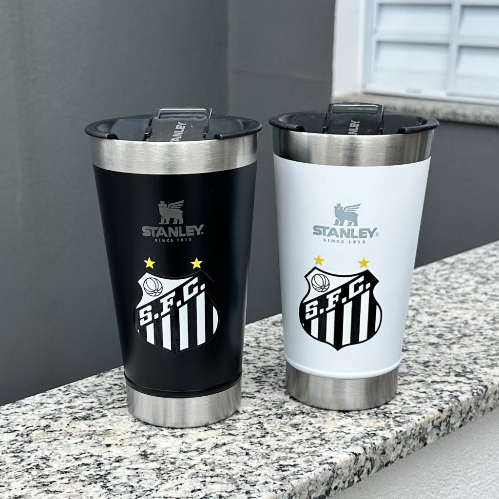 Copo Térmico Stanley de time / Santos / personalizado com tampa e ...
