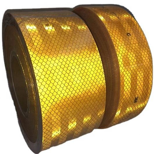 Fita Refletiva AMARELA Adesiva Carro Moto Luminosa Decorativa SUPERVIEW