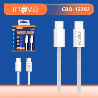 Cabo de dados para iPhone 15 USB-C cabo trançado de ponta dupla tipo c cabo de carregamento rápido PD para celular C-C