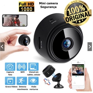 Mini Câmera A9 Original Sem fio 1080p até 2k Monitoramento Segurança campo de perto Visão Noturna Pronta Entrega