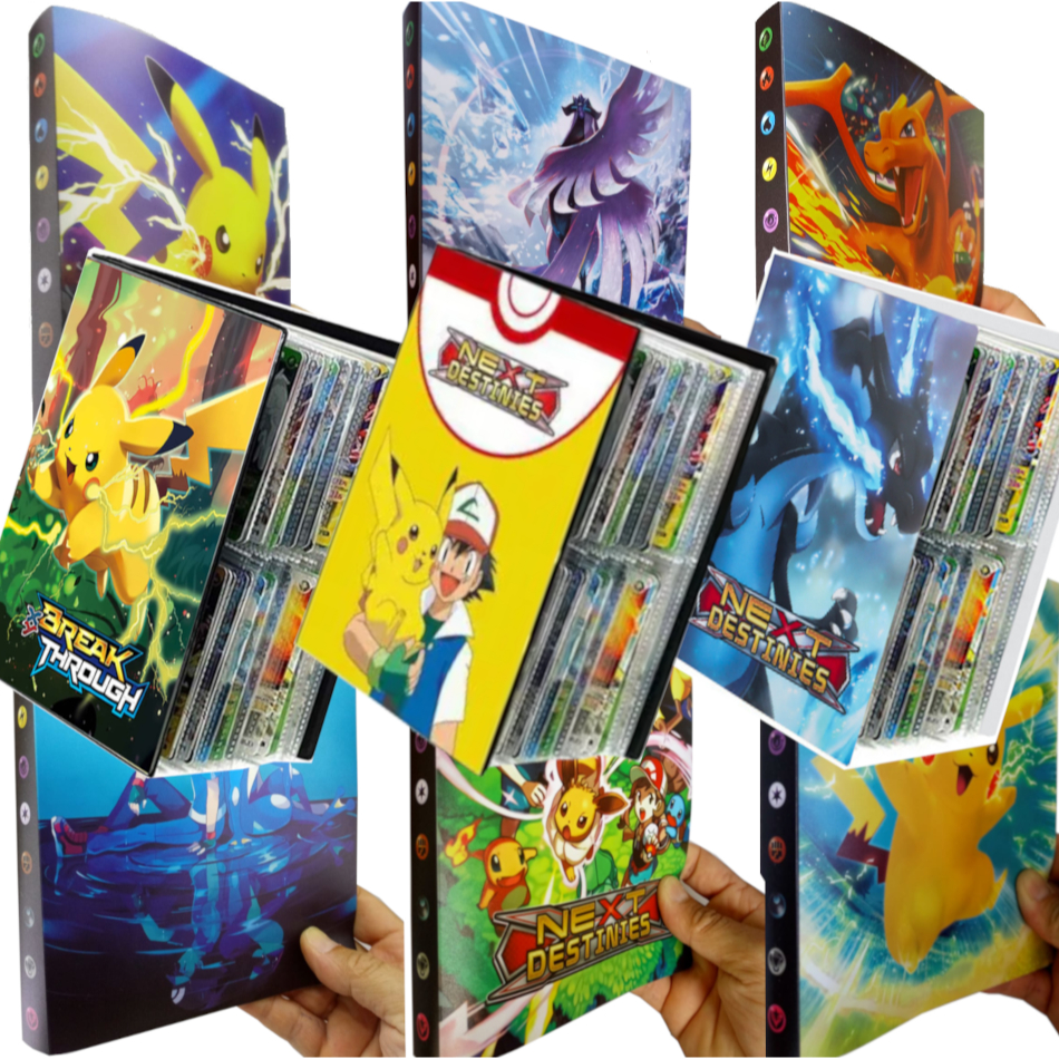 Album de cartes Pokemon, livre de dessin animé TAKARA TOMY, 80/240 pièces,  cartes de jeu, VMAX GX EX, Collection, dossier, jouet Cool pour enfant,  cadeau, nouveauté