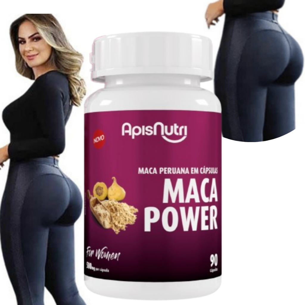 Maca Peruana Feminina Cresce Bumbum Glúteos Pernas | Shopee Brasil