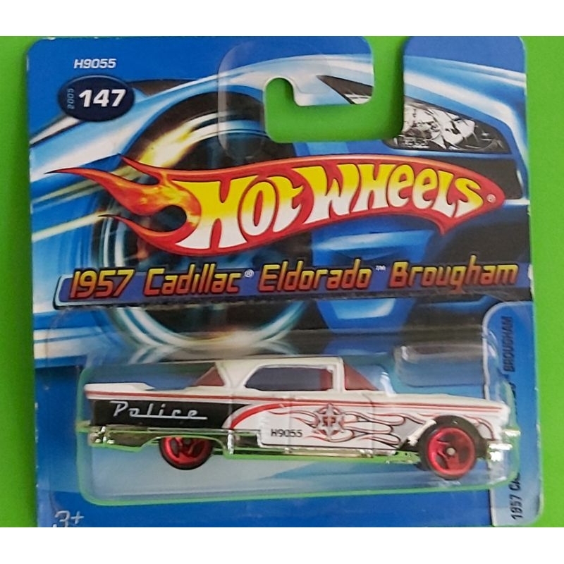 HOT WHEELS CADILLAC ELDORADO 1957 POLICE CAR LACRADO NA CARTELA ESCALA 1.64 COLECAO ANTIGA Shopee Brasil