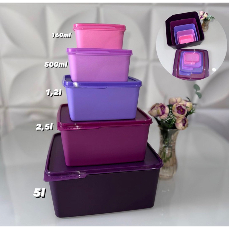 Kits Basic Line Tupperware. | Shopee Brasil