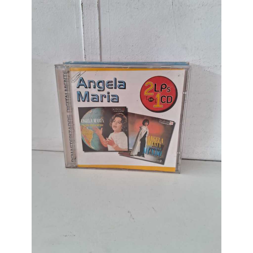 CD Angela Maria - Coleção 2 LPs Em 1 CD | Shopee Brasil