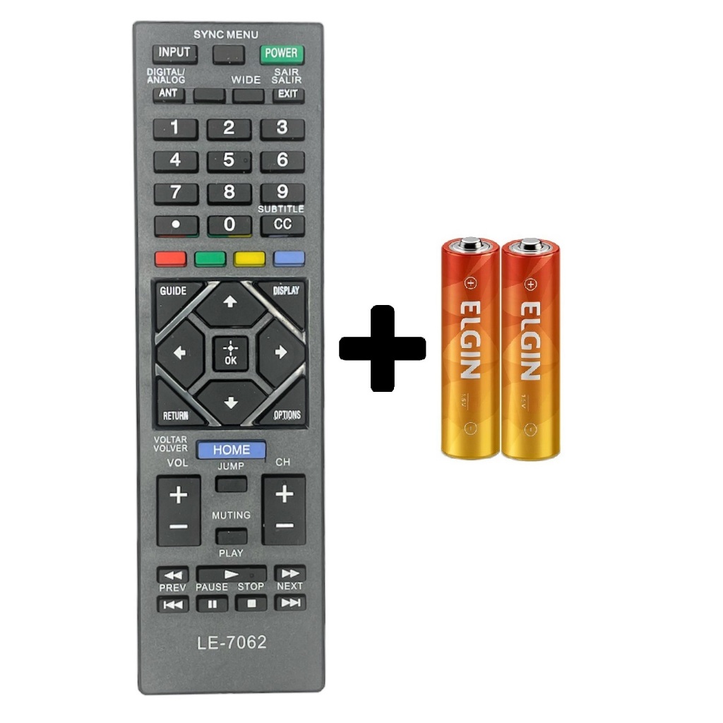 CONTROLE PARA TV LED SONY, BRAVIA RM-YDO23 LE-7062