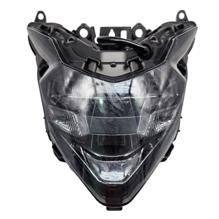 Farol Completo Com Soquete Moto Xre 300 2019 até 2020 Fumê Led / Cbx 500x / Cb 650f 2018 até 2020