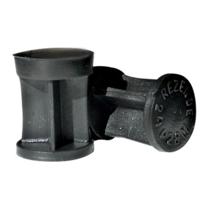 100 Buchas plásticas pretas para recarga cart de metal cal 28