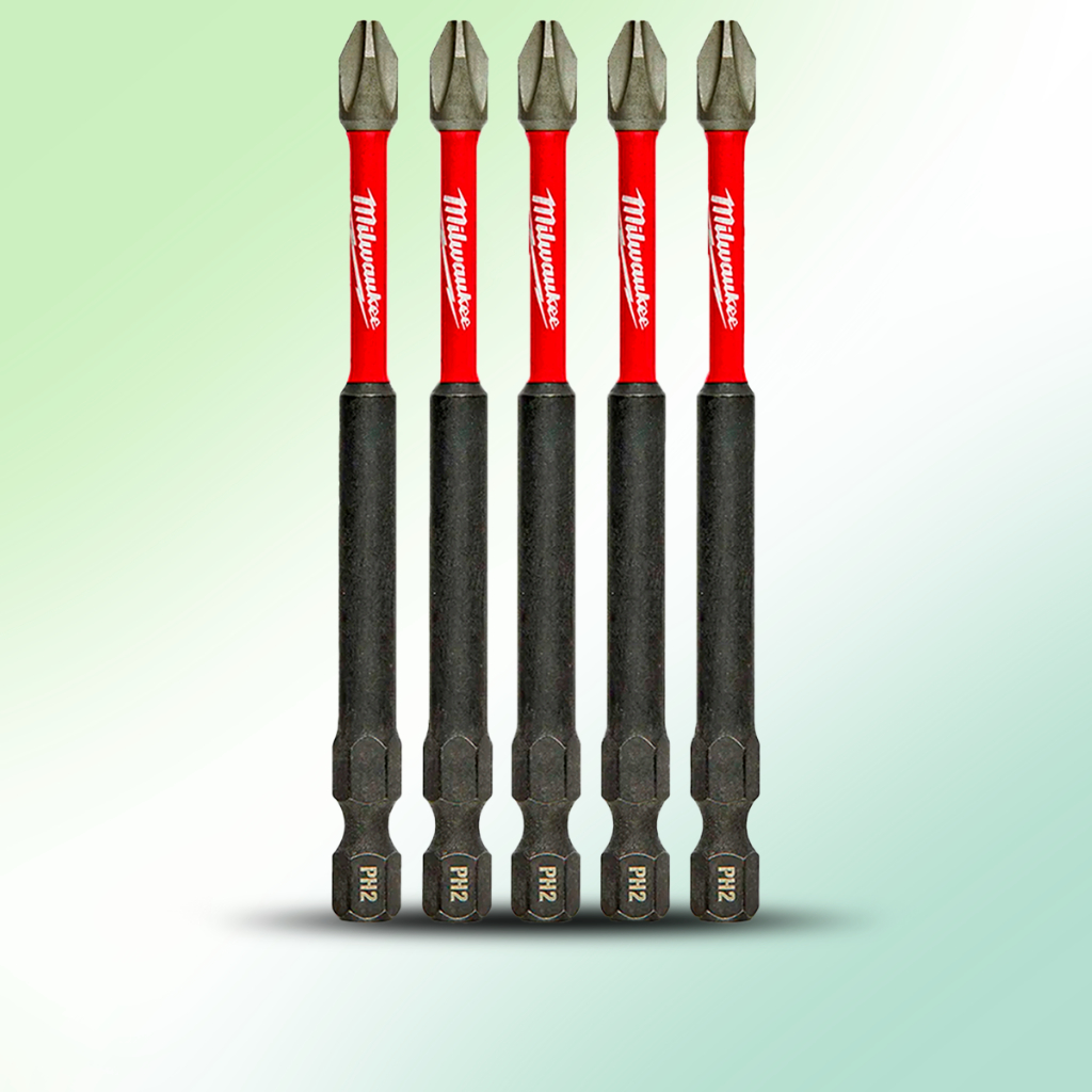 5 Unidades Bit Philips Ph2 X 89MM 48-32-4562 Milwaukee