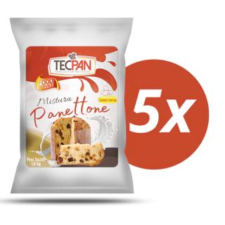 5kg Panetone pre mistura com Gemas Tecpan - Tecsabor
