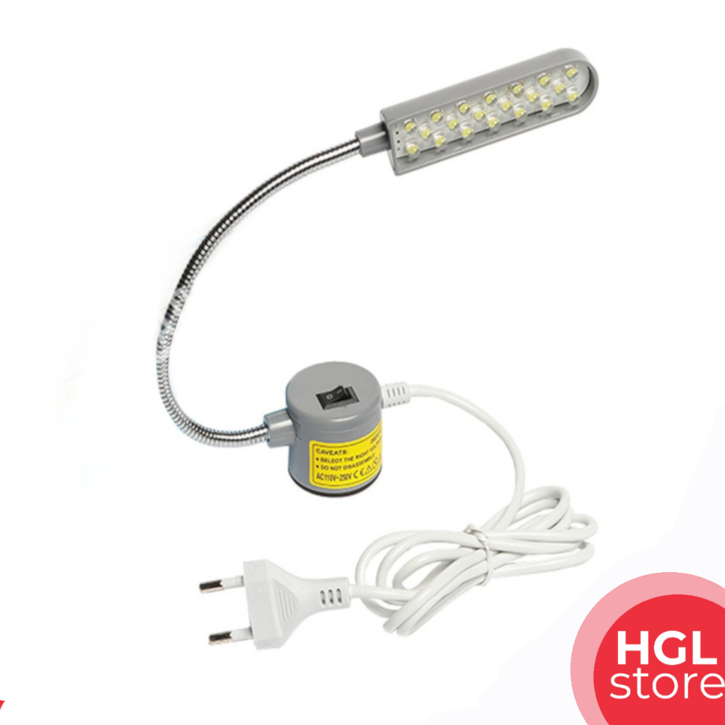Luminária LED 20 Pontos com Braço e Imã para Máquina de Costura