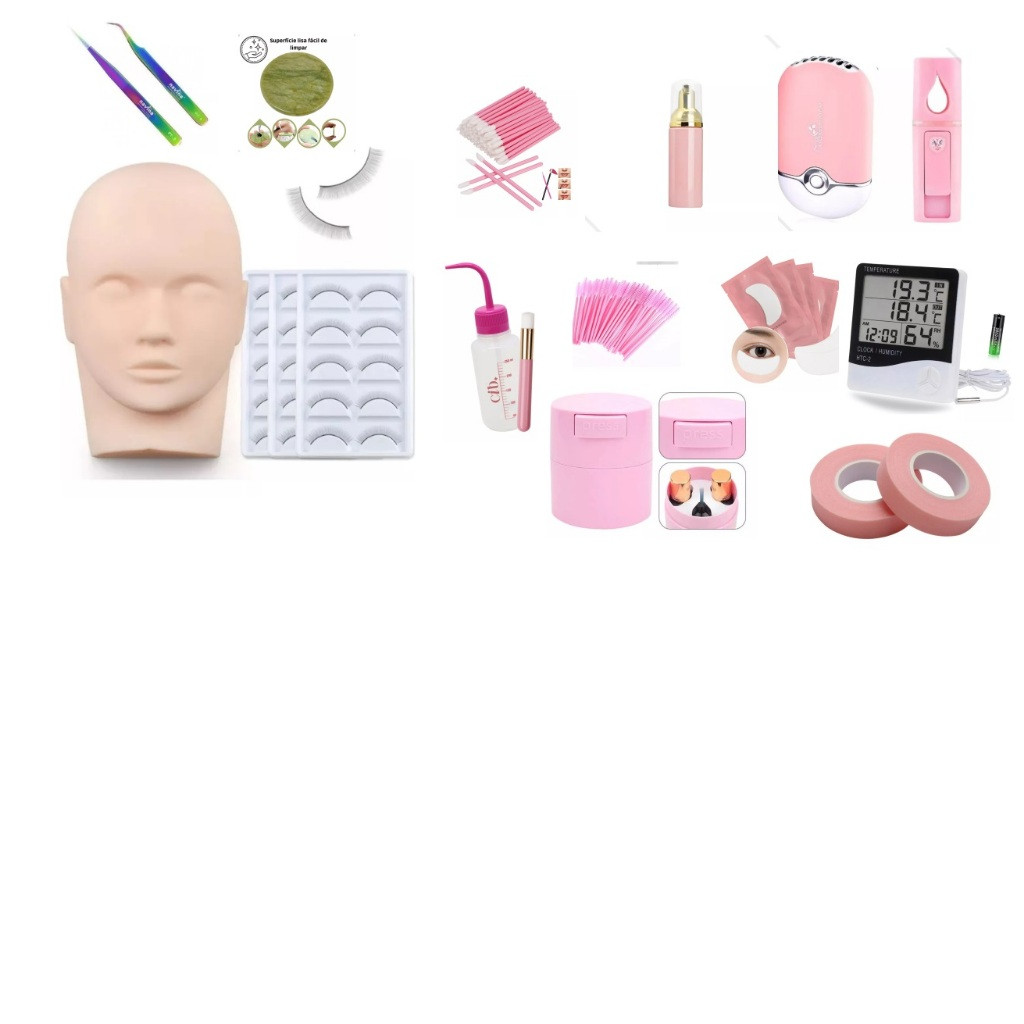 kit Iniciante para extensão de cílios Completo