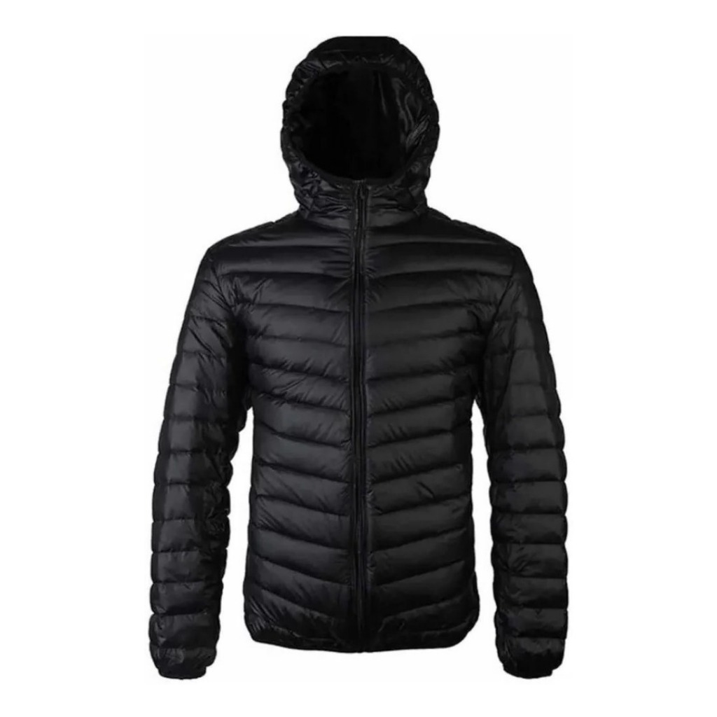 Jaqueta Puffer De Frio Intenso Blusa Impermeável Inverno Capuz Removível