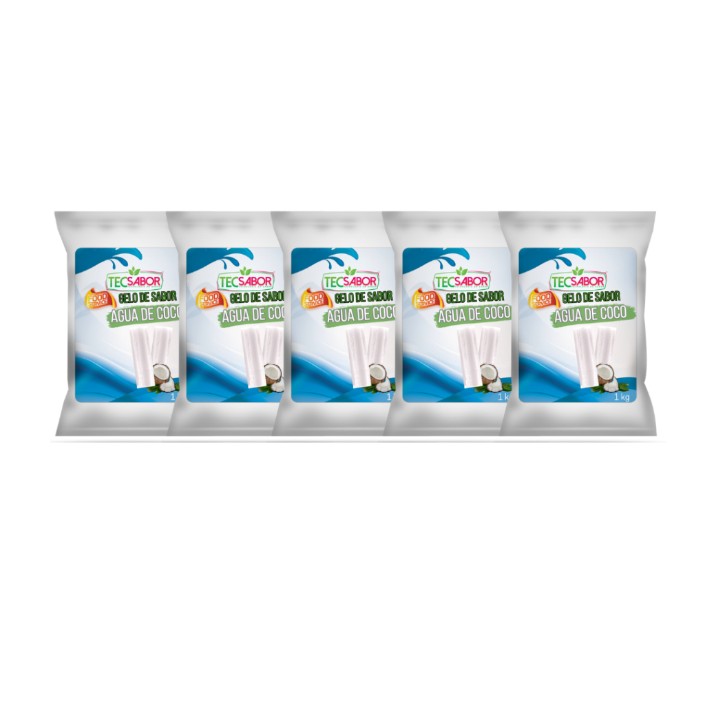 Combo 5kg de Gelo agua de coco