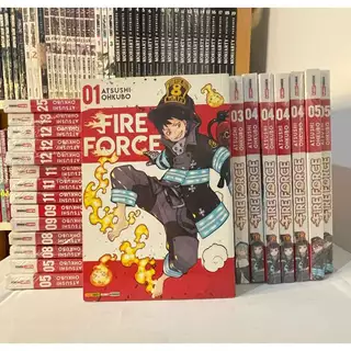 Mangás Fire Force 1, 2, 3, 4, 5, 8, 9, 11, 12, 13, 25
