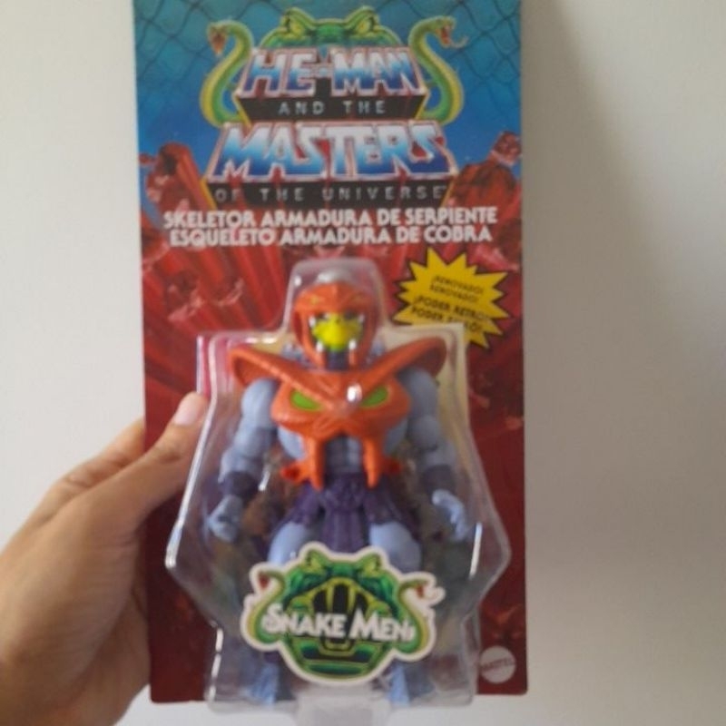 BONECO SKELETOR ARM DE SERPENTE. MASTERS OF THE UNIVERSE