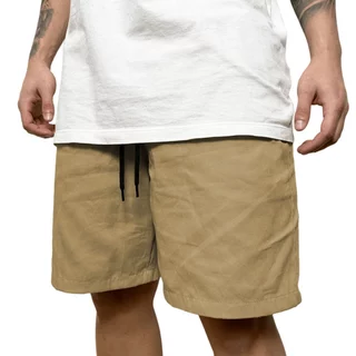 Bermuda de Sarja Premium 100% Algodão Shorts a Cima do Joelho Mauricinho Elastico na Cintura Bolso Lateral