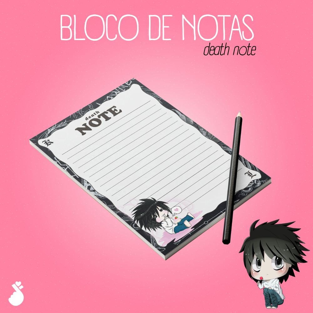 Bloco de Notas - Death Note | Shopee Brasil