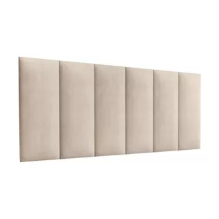Cabeceira Placa Estofada de Cama Box - 1 Módulo 20x45cm