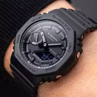 Relógio de Pulso Masculino Esportivo Preto Prova D´agua G-SHOCK Pulseira de Silicone CASIO