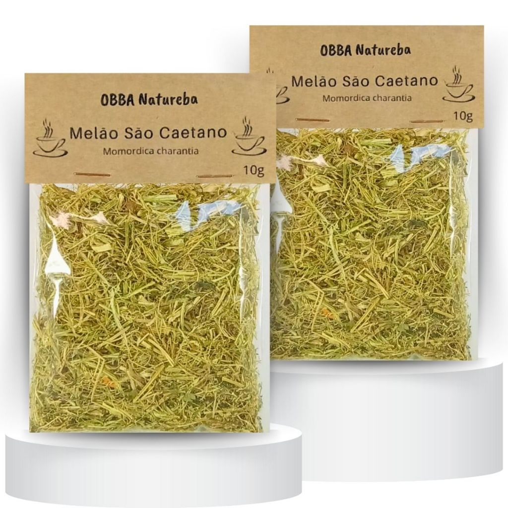 Ch de Folhas Mel o de S o Caetano Original Momordica kit 2