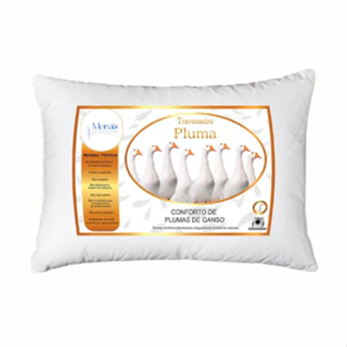 Travesseiro Pluma de Ganso Sintético 70x50- Branco