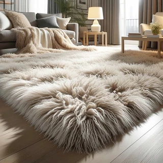 Tapetes Peludos 1,50 X 1,00 Várias Cores Para Sala E Quarto