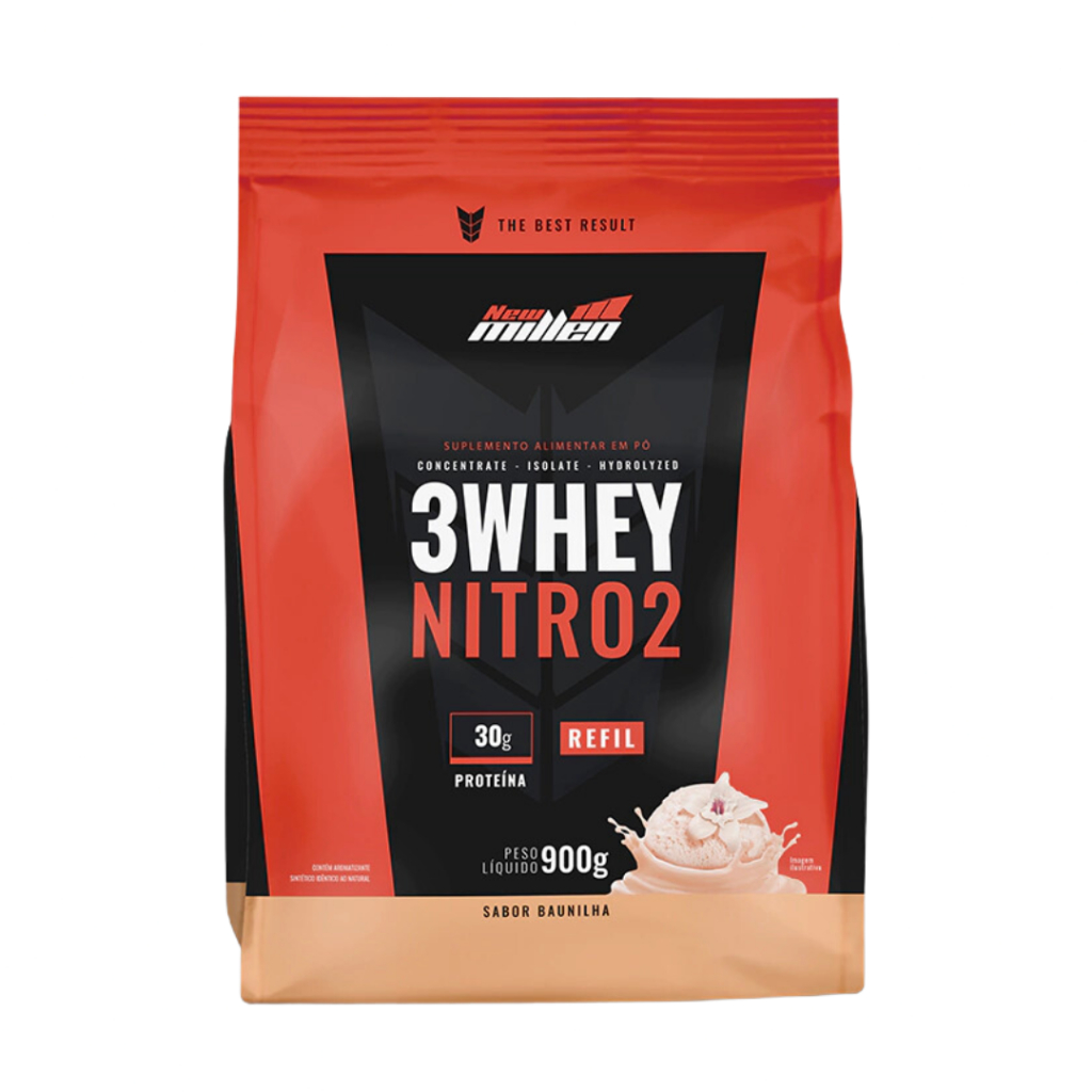 Whey 3W Nitro 2 (Refil) – 900g – New Millen