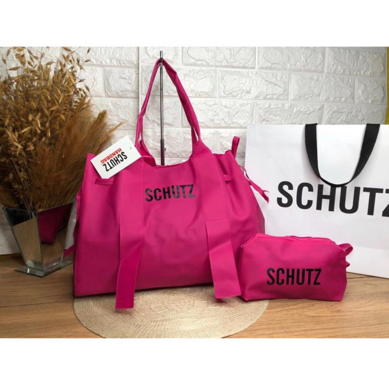 KIT BOLSAS MODA PRAIA BOLSA + NECESSAIRE