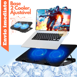 Suporte Para Notebook Com Cooler e Luzes Apoio notebook Articulado Home Base