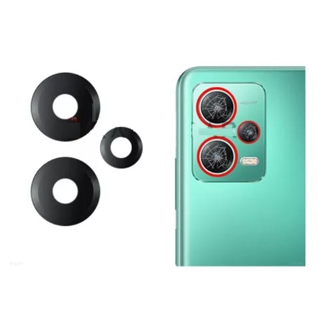 Lente de Vidro da Câmera Traseira Compativel com Redmi Note 12 5g