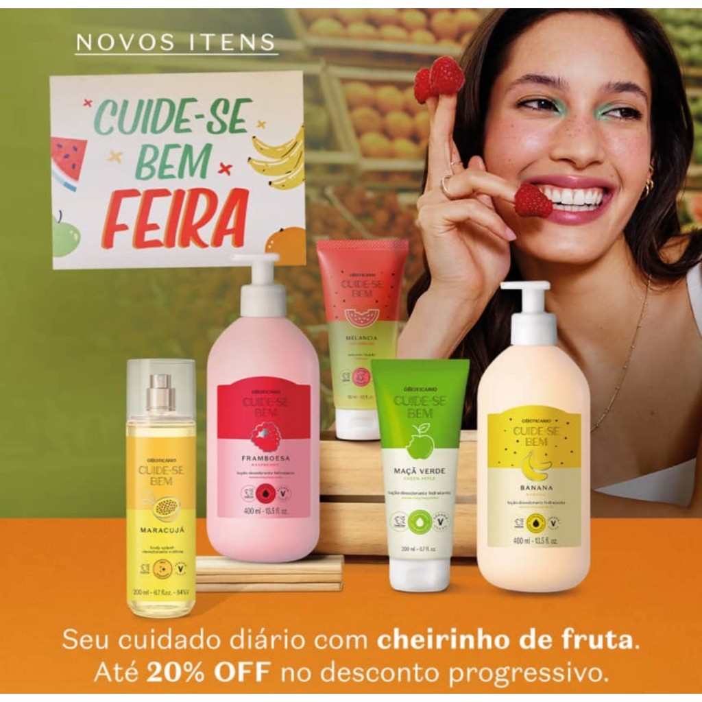 Linha Cuide-se Bem Feira O Boticario | Shopee Brasil