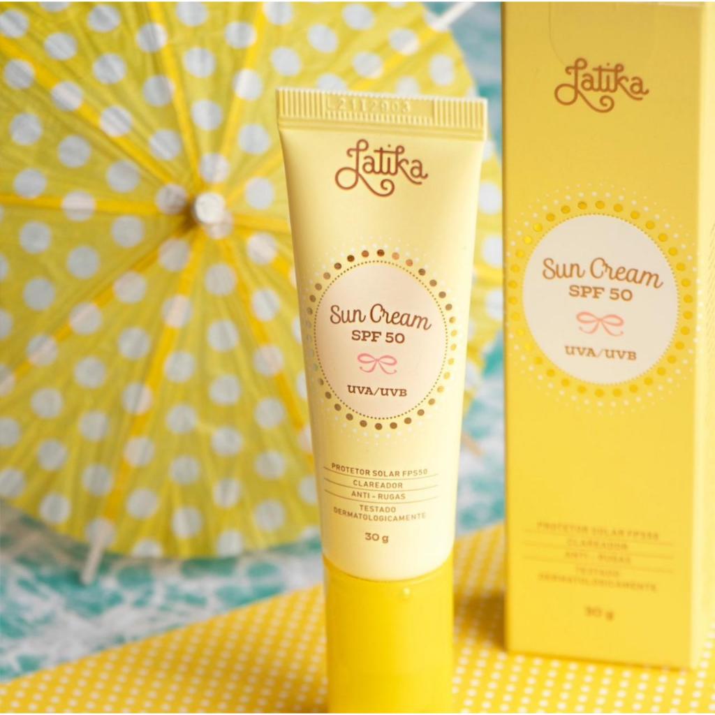 Protetor Solar sem cor Latika (Sun Cream) - FPS 50 | Shopee Brasil