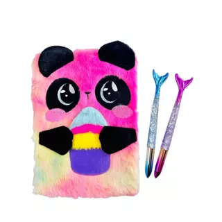 Kit Caderno Escolar Fofo + 2 Canetas divertida escolar