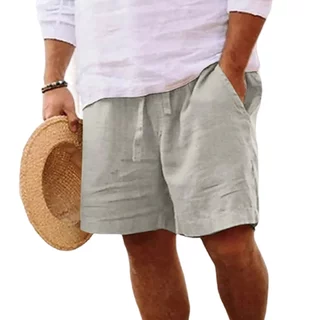 Shorts Mauricinho Masculino Bermuda de Sarja 100% Algodão Com Elastico e Cordão