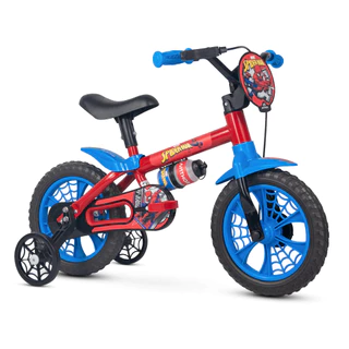 Bicicleta Bicicletinha Infantil SpiderMan Homem Aranha Nathor Aro 12