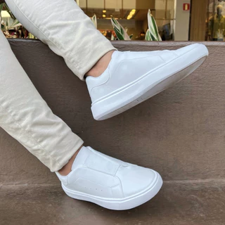 Tenis Casual Masculino Sola Alta Oversize premium Sneaker com Ajuste em elastico