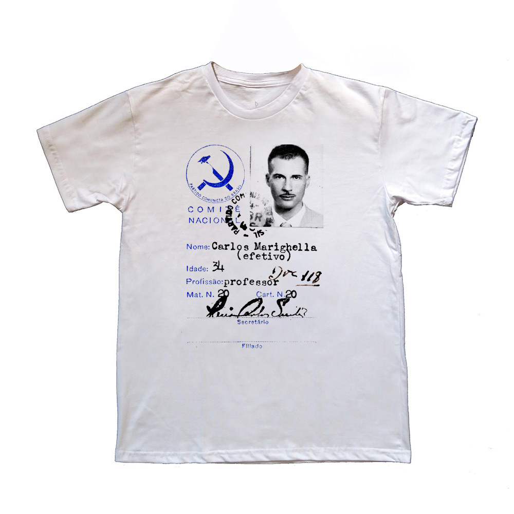 Camiseta Marighella Esquerda Filiação